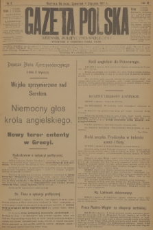 Gazeta Polska : dziennik polityczno-społeczny. R.3, 1917, № 2