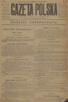 Gazeta Polska : dziennik polityczno-społeczny : dodatek nadzwyczajny. R.3, 1917, № 6