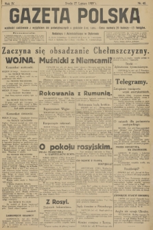 Gazeta Polska. R.4, 1918, nr 46