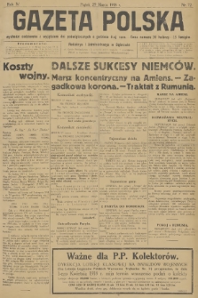 Gazeta Polska. R.4, 1918, nr 72