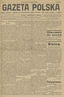 Gazeta Polska. R.4, 1918, nr 143