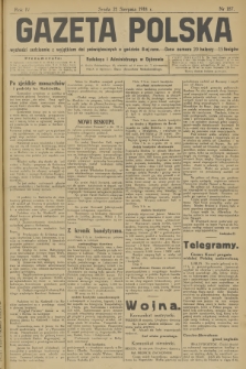 Gazeta Polska. R.4, 1918, nr 187