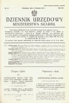Dziennik Urzędowy Ministerstwa Skarbu. 1931, nr 31