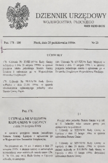 Dziennik Urzędowy Województwa Płockiego. 1996, nr 23