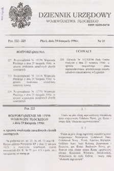 Dziennik Urzędowy Województwa Płockiego. 1996, nr 35