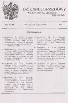 Dziennik Urzędowy Województwa Płockiego. 1998, nr 7
