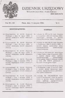 Dziennik Urzędowy Województwa Płockiego. 1998, nr 8