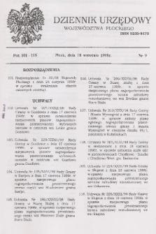 Dziennik Urzędowy Województwa Płockiego. 1998, nr 9