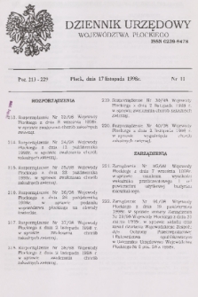 Dziennik Urzędowy Województwa Płockiego. 1998, nr 11