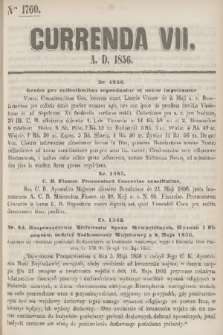 Currenda. 1856, kurenda 7