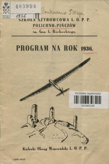 Program na Rok 1936