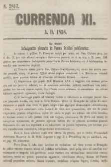 Currenda. 1858, kurenda 11