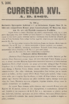 Currenda. 1862, kurenda 16