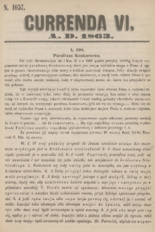 Currenda. 1863, kurenda 6