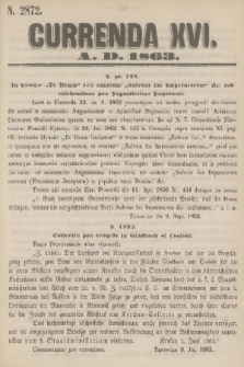 Currenda. 1863, kurenda 16