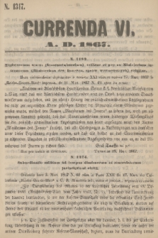 Currenda. 1867, kurenda 6