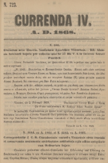 Currenda. 1868, kurenda 4