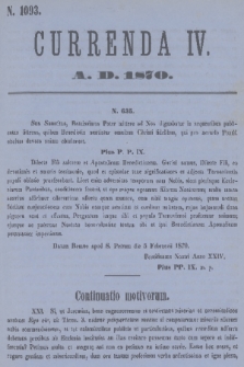 Currenda. 1870, kurenda 4