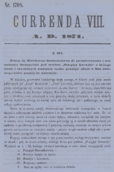 Currenda. 1871, kurenda 8