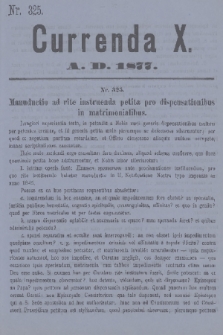 Currenda. 1877, kurenda 10