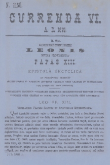 Currenda. 1879, kurenda 6