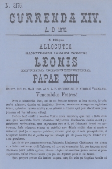 Currenda. 1879, kurenda 14