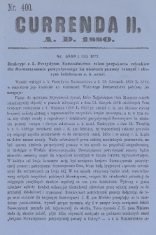 Currenda. 1880, kurenda 2