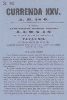 Currenda. 1880, kurenda 25