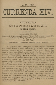 Currenda. 1893, kurenda 14