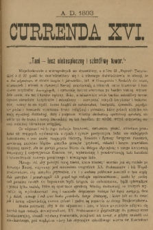 Currenda. 1893, kurenda 16