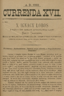 Currenda. 1893, kurenda 17