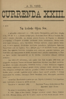 Currenda. 1893, kurenda 23