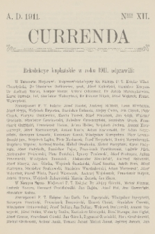 Currenda. 1911, kurenda 12