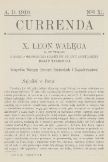 Currenda. 1910, kurenda 11