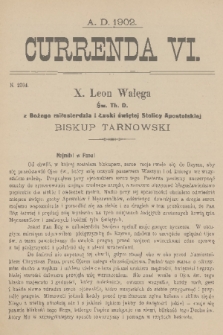 Currenda. 1902, kurenda 6