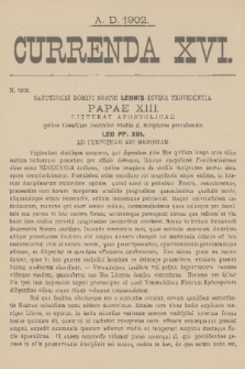 Currenda. 1902, kurenda 16