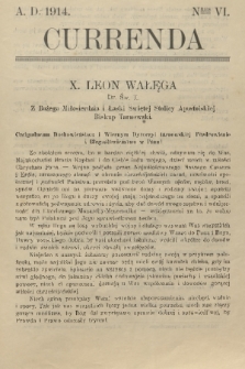 Currenda. 1914, kurenda 6