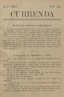 Currenda. 1917, kurenda 3