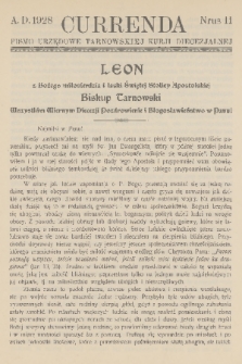 Currenda : pismo urzędowe tarnowskiej kurji diecezjalnej. 1928, kurenda 2
