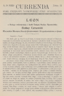 Currenda : pismo urzędowe tarnowskiej kurji diecezjalnej. 1929, kurenda 2