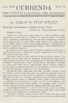 Currenda : pismo urzędowe tarnowskiej kurji diecezjalnej. 1933, kurenda 2