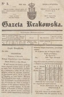 Gazeta Krakowska. 1838, nr 2