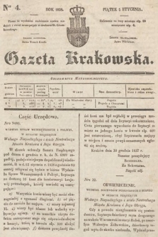 Gazeta Krakowska. 1838, nr 4