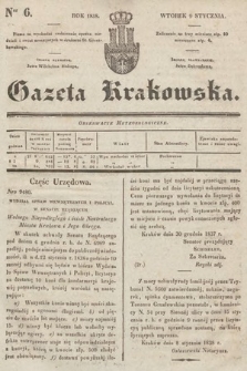 Gazeta Krakowska. 1838, nr 6
