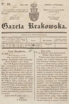 Gazeta Krakowska. 1838, nr 10