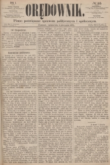 Orędownik : pismo poświęcone sprawom politycznym i społecznym. R.1, 1871, № 53