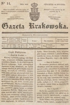 Gazeta Krakowska. 1838, nr 14