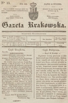 Gazeta Krakowska. 1838, nr 15