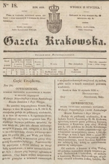 Gazeta Krakowska. 1838, nr 18