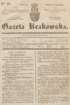 Gazeta Krakowska. 1838, nr 19